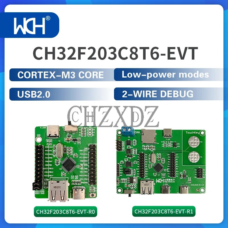 ⺻   Cortex-M3 ھ 144MHz     2 * USB CAN OPA WCH-Link, CH32F203C8T6, Ʈ 2 